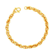 999 Gold Orbit V Bracelet