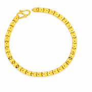 999 Gold Zara V Bracelet — YB12996-1