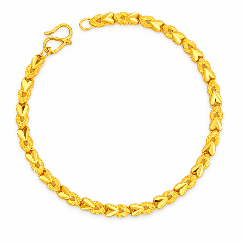 999 Gold Ria V Bracelet — YB12998-1