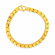 999 Gold Luna V Bracelet — YB12999-1
