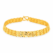 999 Gold Ava V Bracelet — YB13000-1