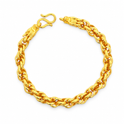 999 Gold Blessings Grande Bracelet — YB13002-1