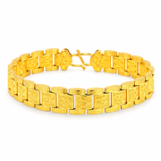 999 Gold Blessings Twine Bracelet — YB13007-1