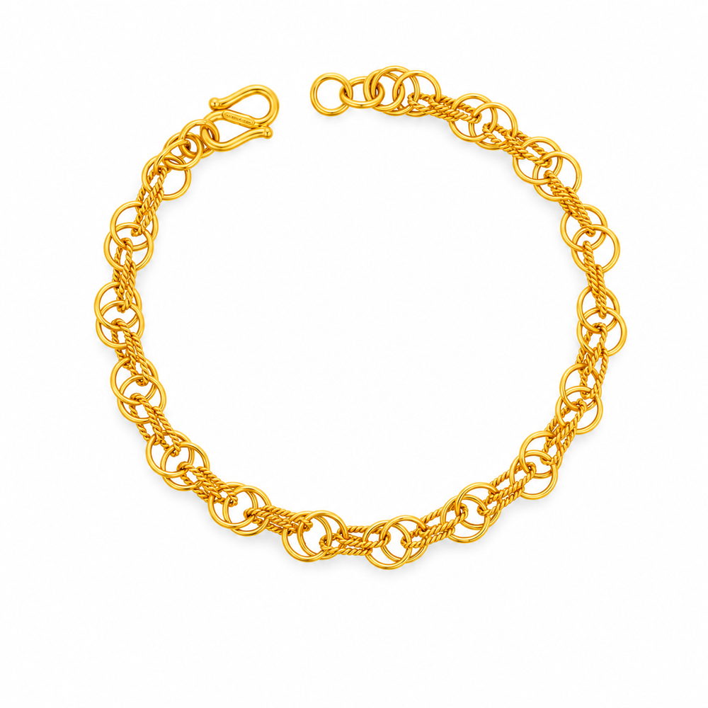 999 Gold Eterna V Bracelet — YB13009-1