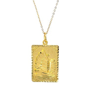 999 Gold Blessings Petite Pendant
