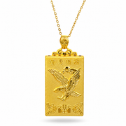 999 Gold Animal Cascade Pendant – front view