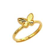 999 Gold Butterfly Ring