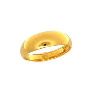 999 Gold Milan V Ring