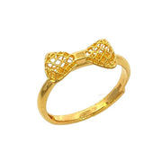 999 Gold Ribbon Ring