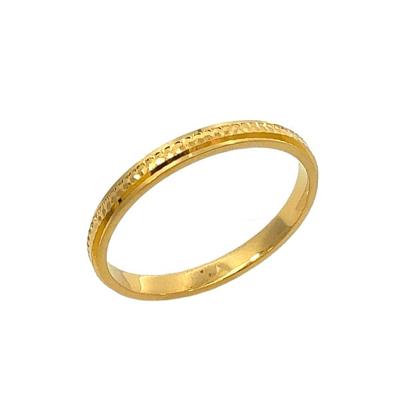999 Gold Aurelia V Ring