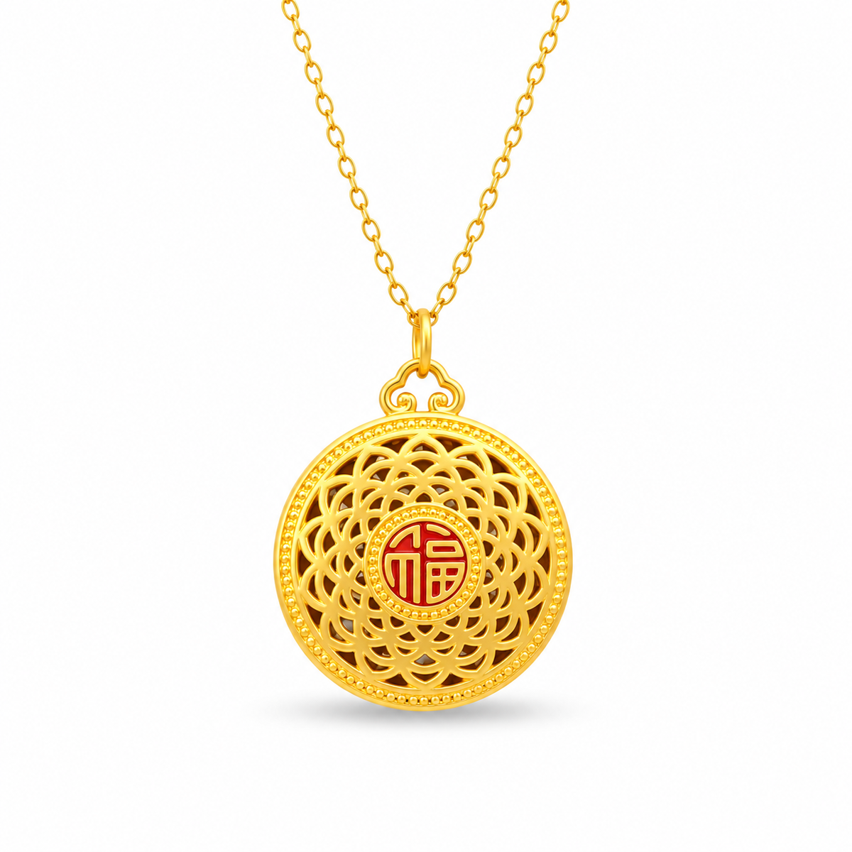 999 Gold Blessings Nova Pendant