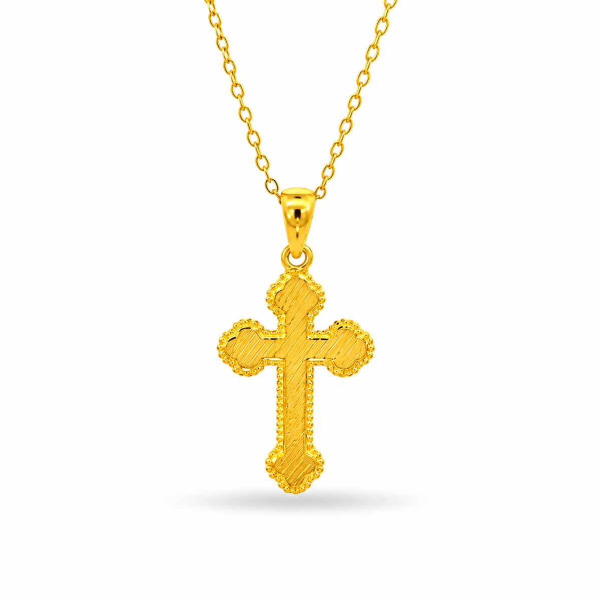 999 Gold Religion Bloom Pendant