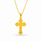 999 Gold Religion Bloom Pendant