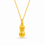 999 Gold Blessings Duet Pendant