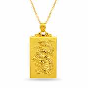 999 Gold Animal Bloom Pendant