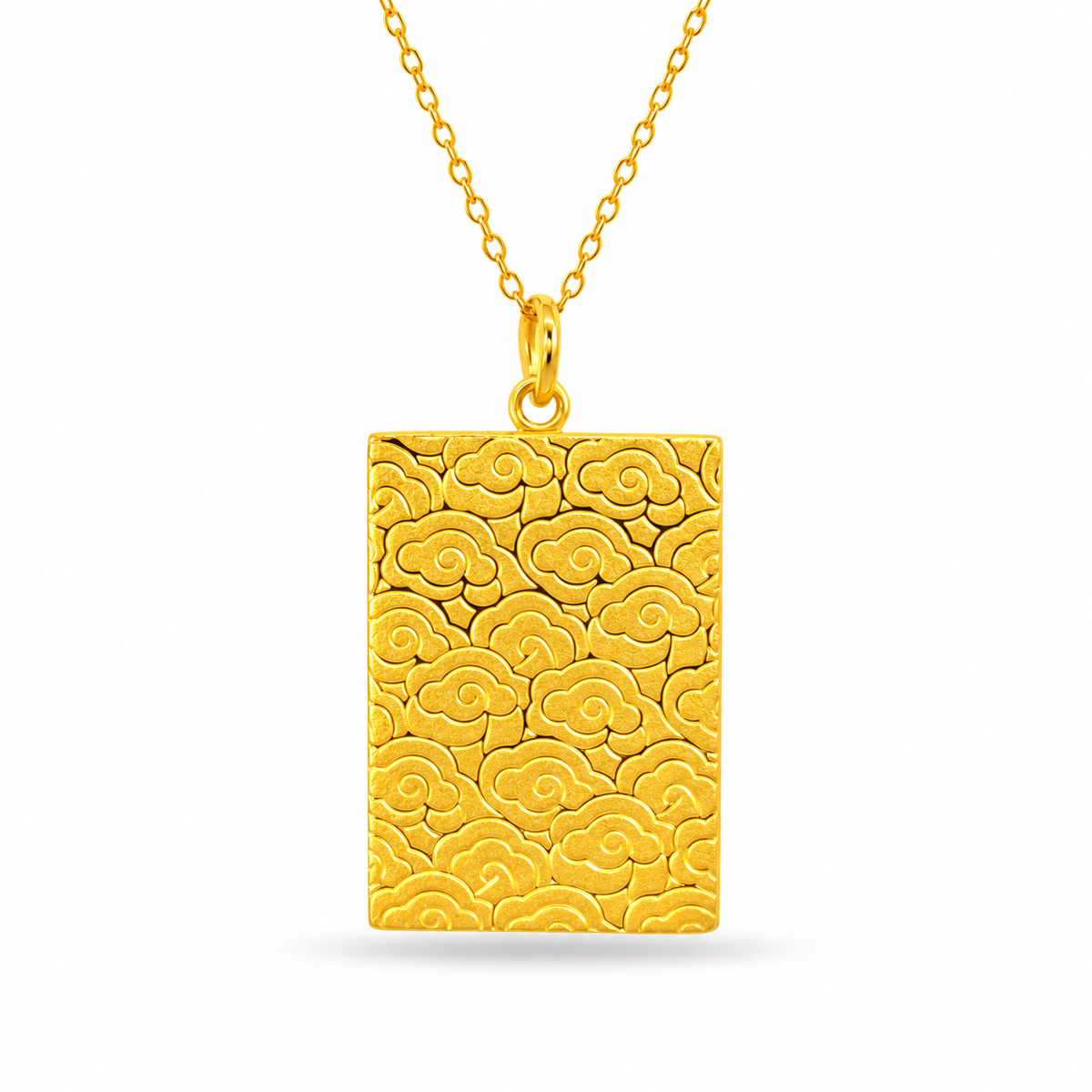 999 Gold Religion Halo Pendant
