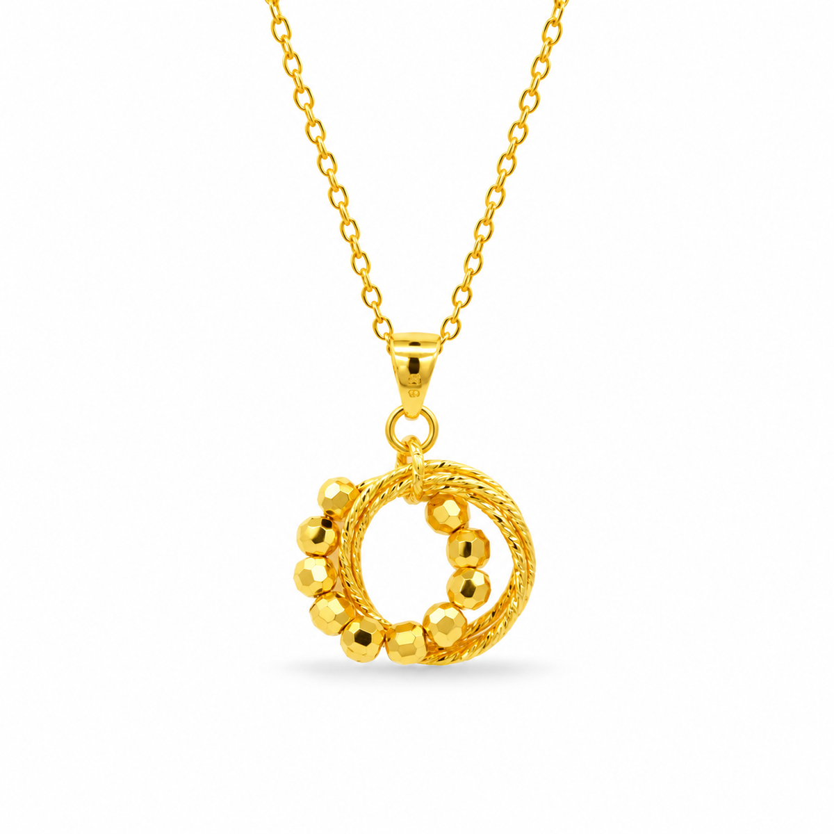 999 Gold Beads Pendant